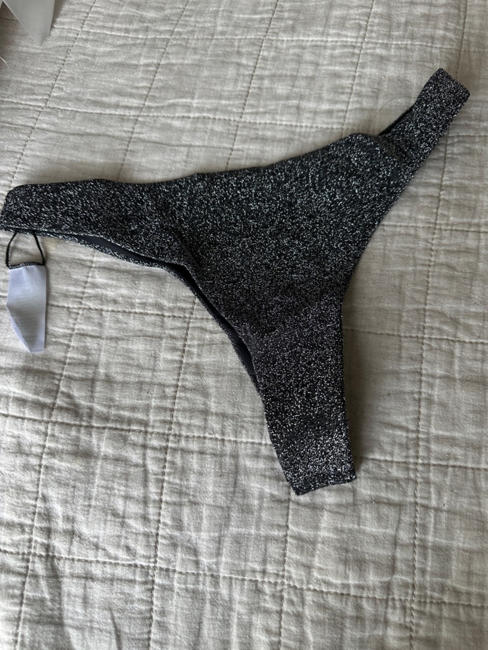 Bombshell Sportswear Black Sparkle Bikini Bottoms